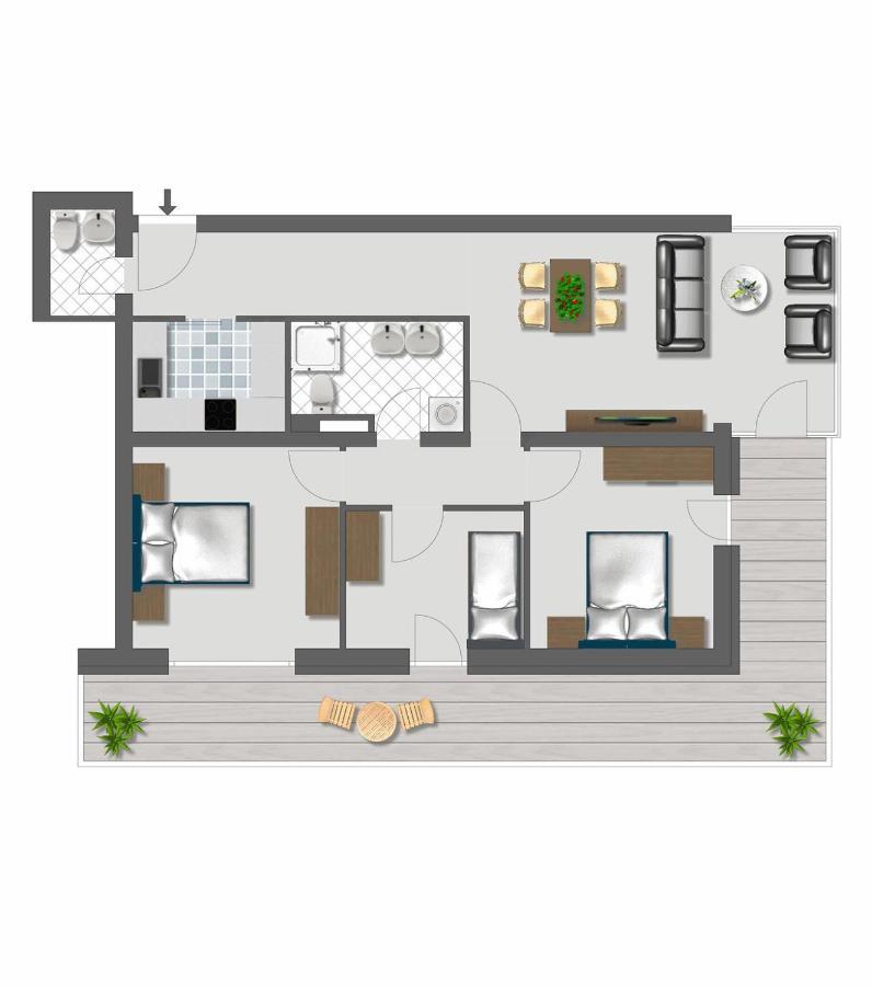 באד קליניקירשהיים Panorama Rosie Design Chalet מראה חיצוני תמונה